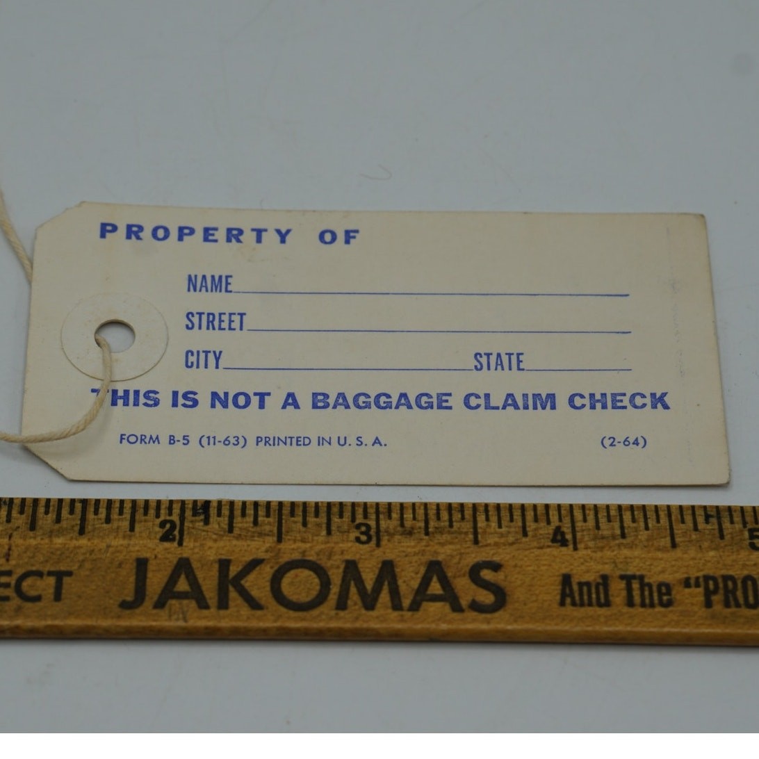 Greyhound Bus United States Steel USS New York World’s Fair Tag 1964