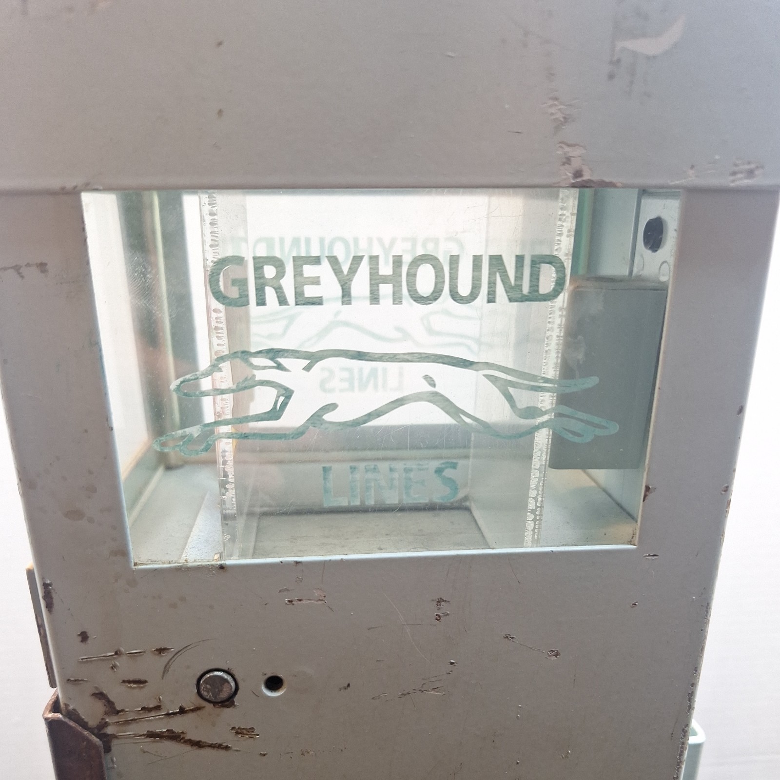 Vintage Greyhound Lines Coast To Coast Euclid Treasury Bus Fare Box With Keys