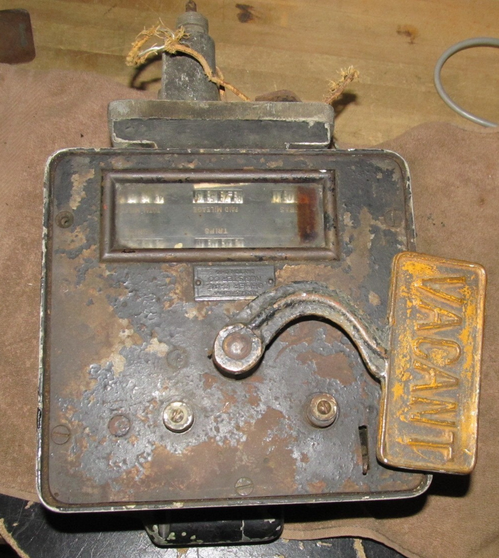 Antique Ohmer Atco Fare Register Box ,Trolley, Bus, Taxi, Cable Car, Cab,