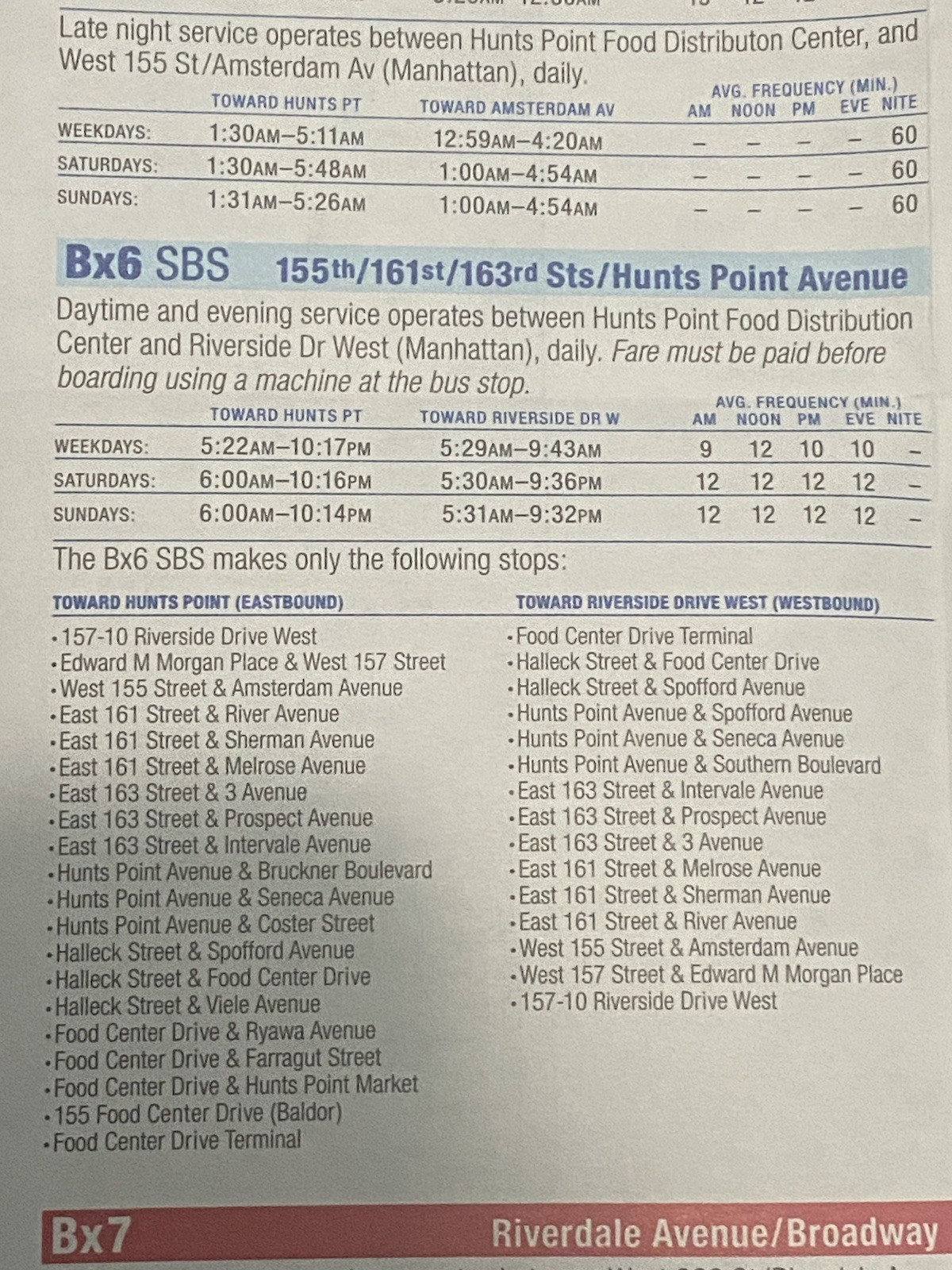 September 2017 MTA Bronx Bus Map