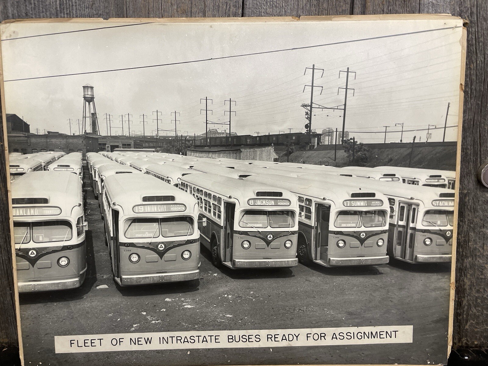 Vintage 1940s New Jersey Bus Driver Training School Promo Large Scale Photo 9/13
