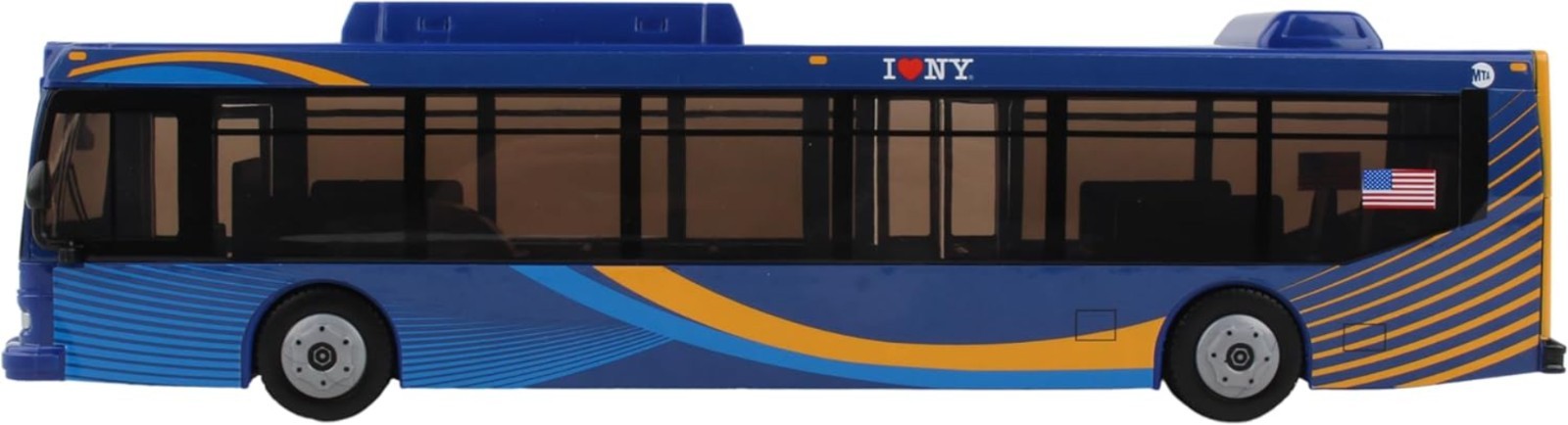 New Livery MTA Bus Toy – 11″ Friction-Powered, Official