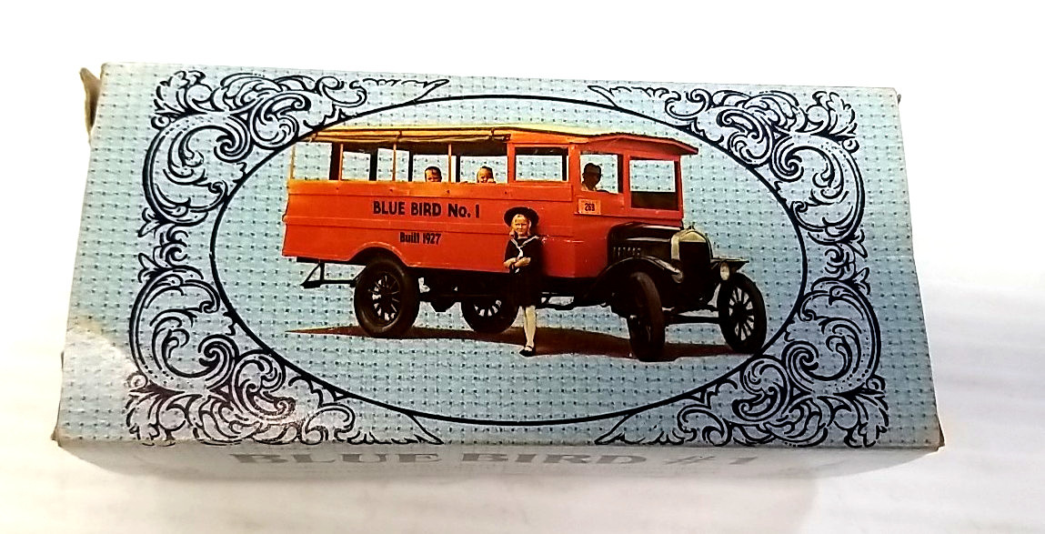 Jimson Blue Bird #1 School Bus Display Model (box 335)