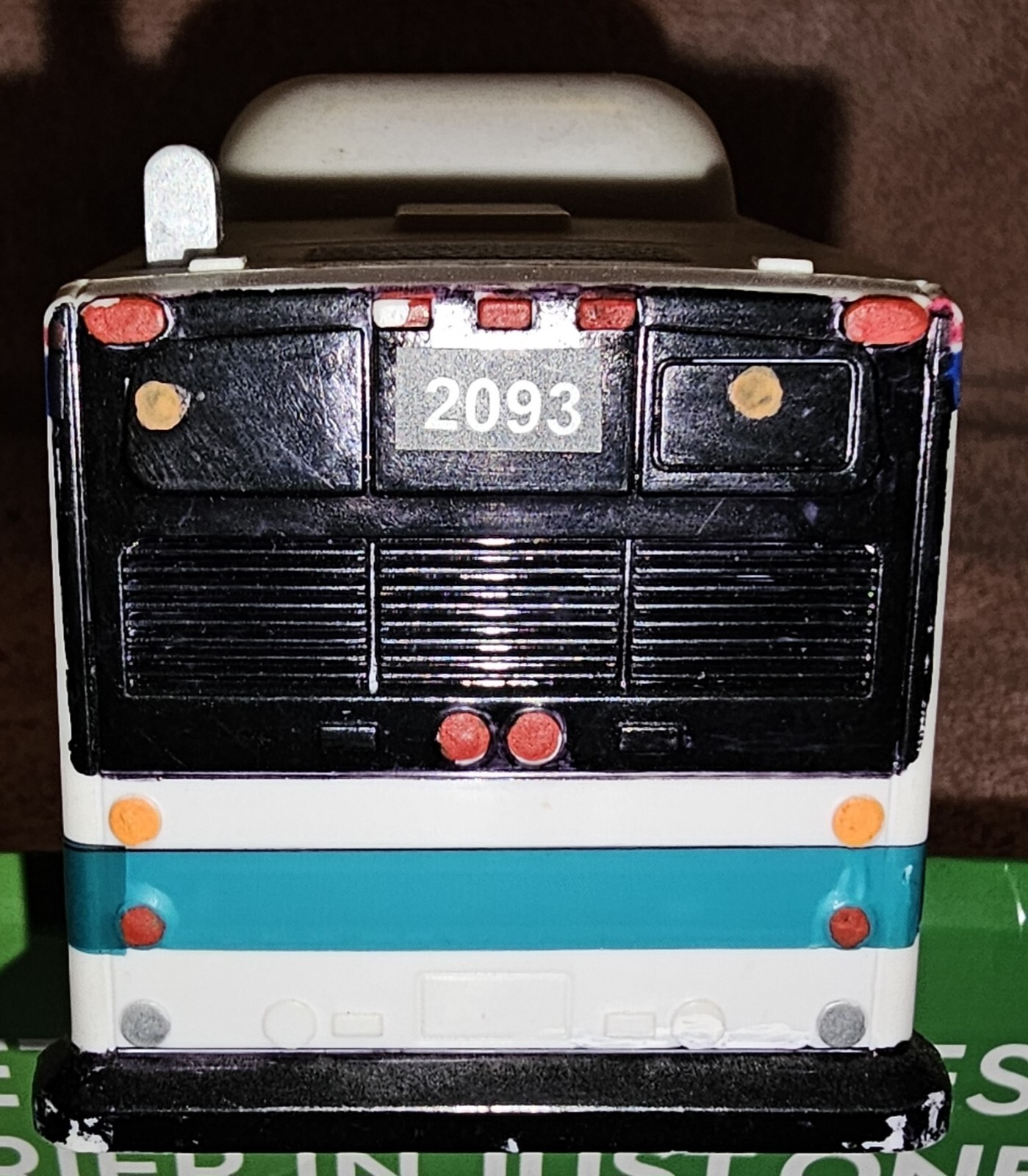 Miami Dade County Plastic NABI Transit Bus. Custom Made In 2005. Broward FL