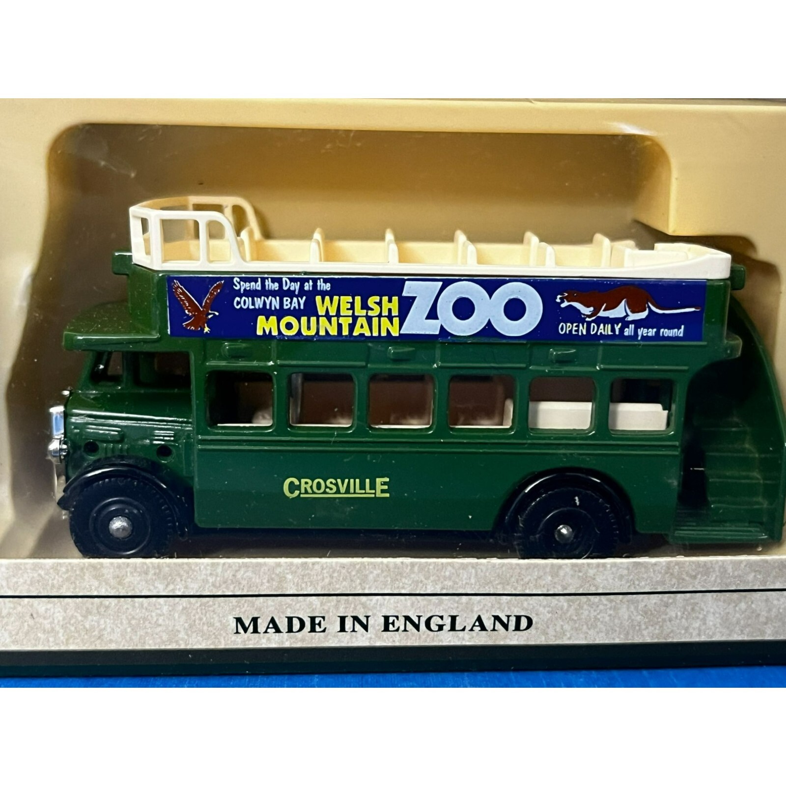 Lledo Days Gone 1932 AEC Regent Open Top Bus No. 68003 Welsh Mountain Zoo