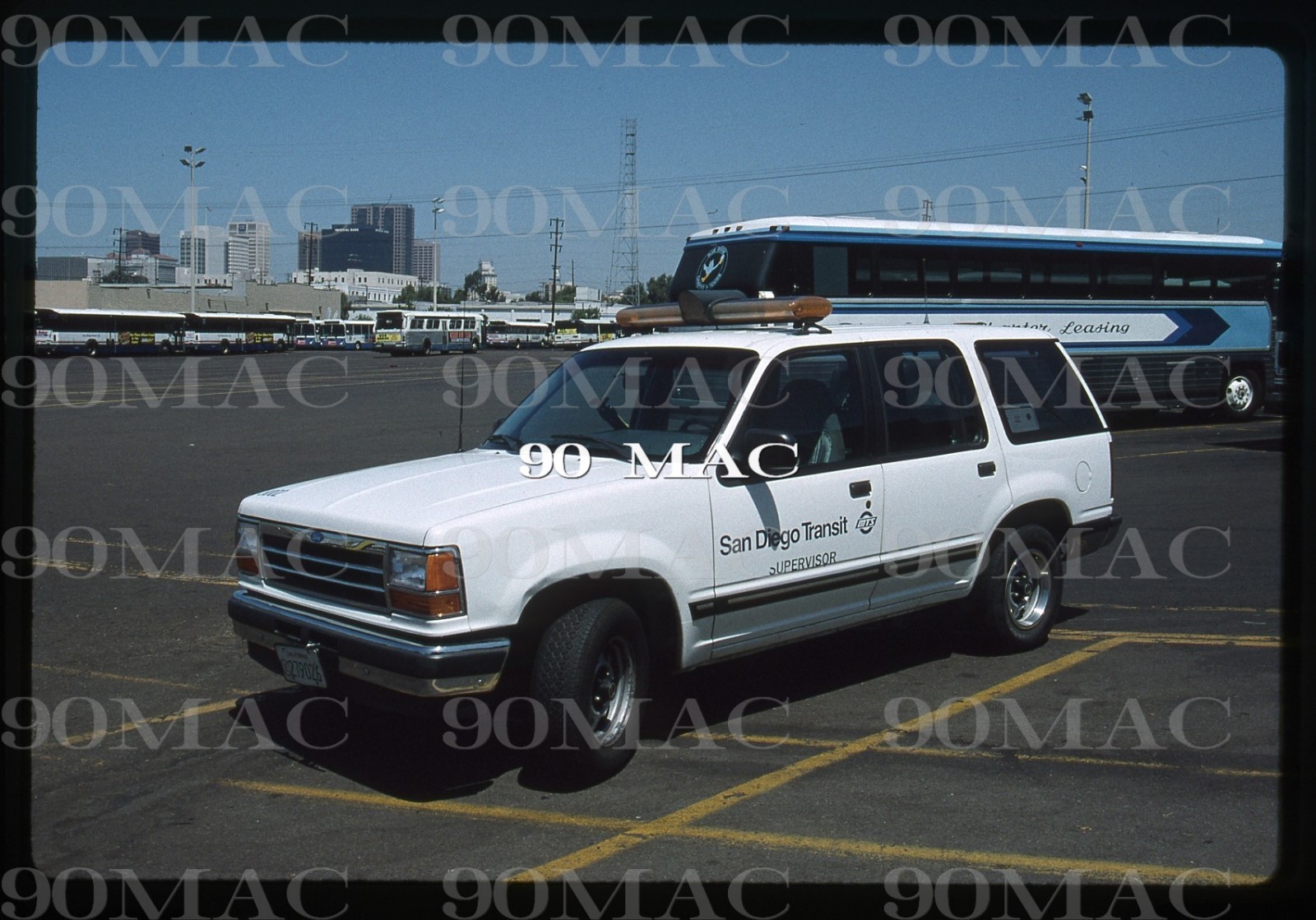SDT. Supervisor Car. San Diego (CA). Original Slide 1993.