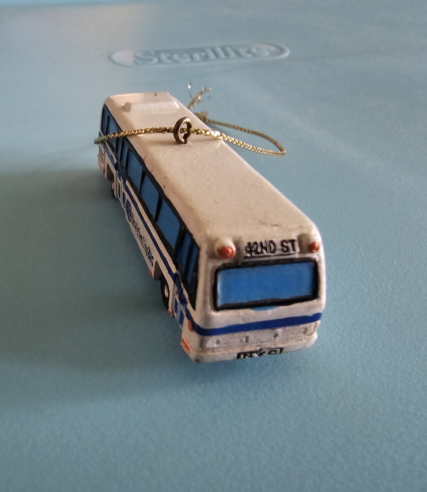 MTA GMC RTS Christmas Ornament. From NY Museum.
