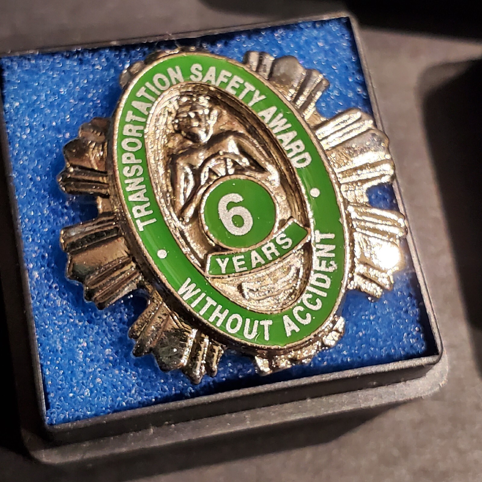Bus Driver Transportation Safety Without Accident Safety Pins Award 1 – 7 Years