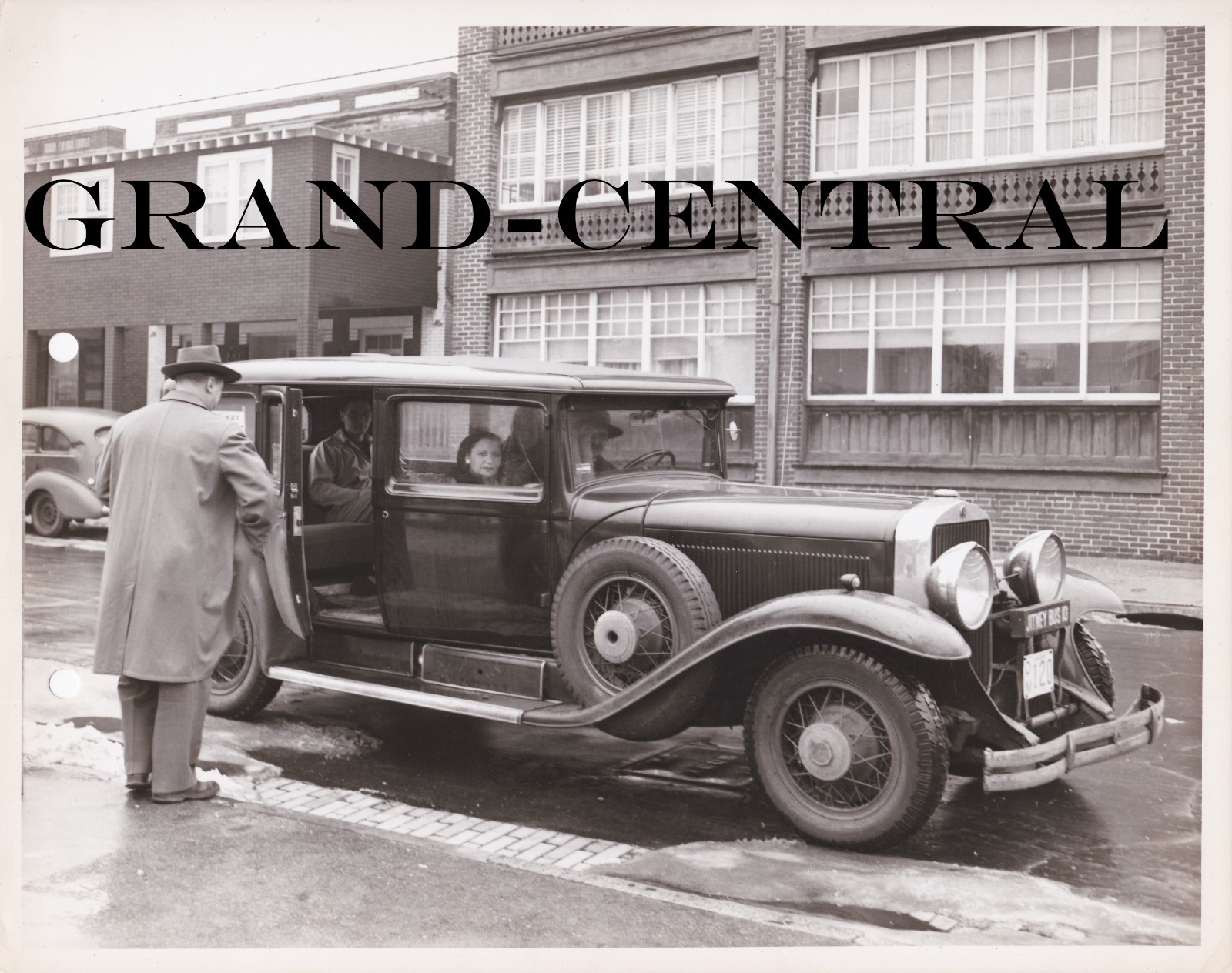 VINTAGE ATLANTIC CITY JITNEY SERVICE BUS PHOTO ATLANTIC CITY NEW JERSEY NJ –