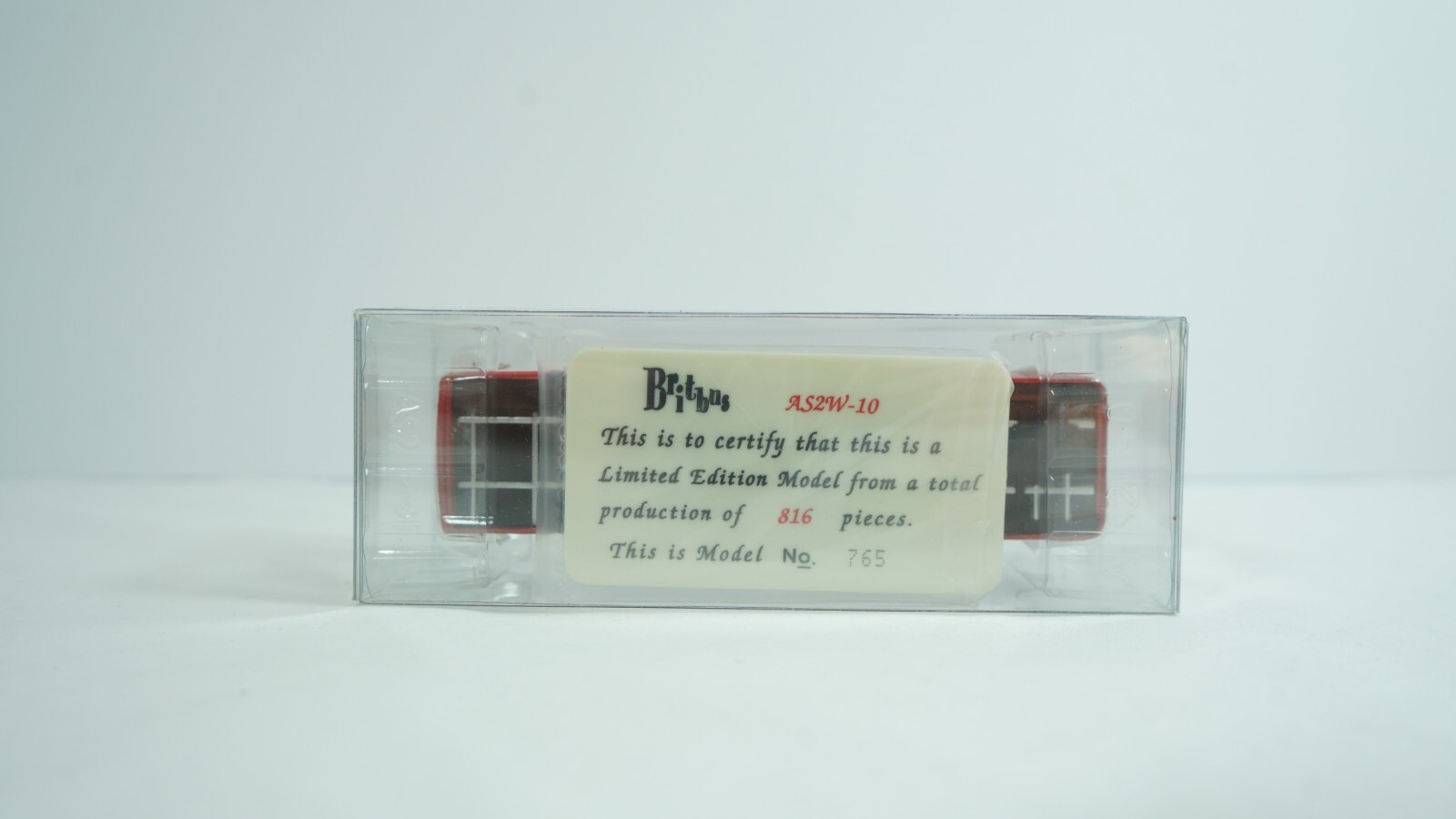 Britbus 1/76 Diecast AEC Short Swift London Transport Item AS2W-10 NEW HO2