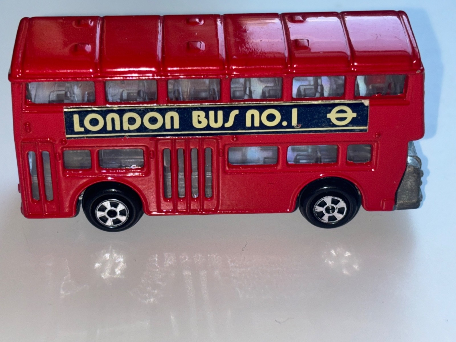 London Bus No. 1 Die-Cast Double Decker Bus 1003 Red