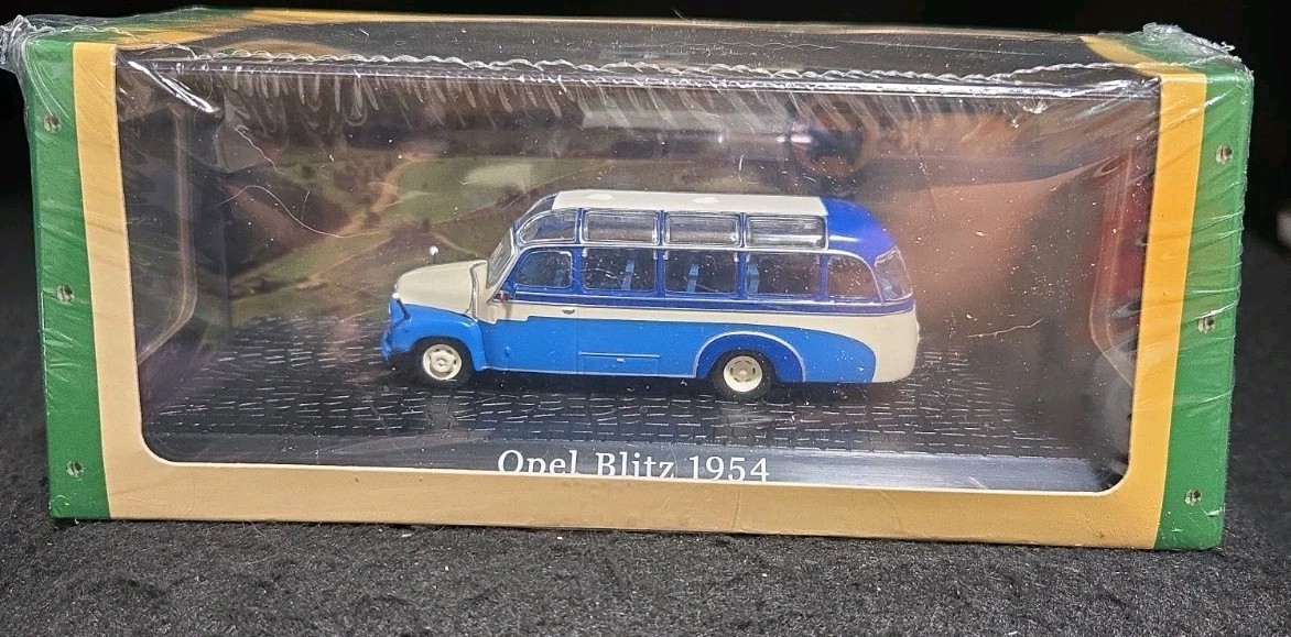 Opel Blitz 1954, MODEL COACH, BUS, 1:72, ATLAS (20@334)