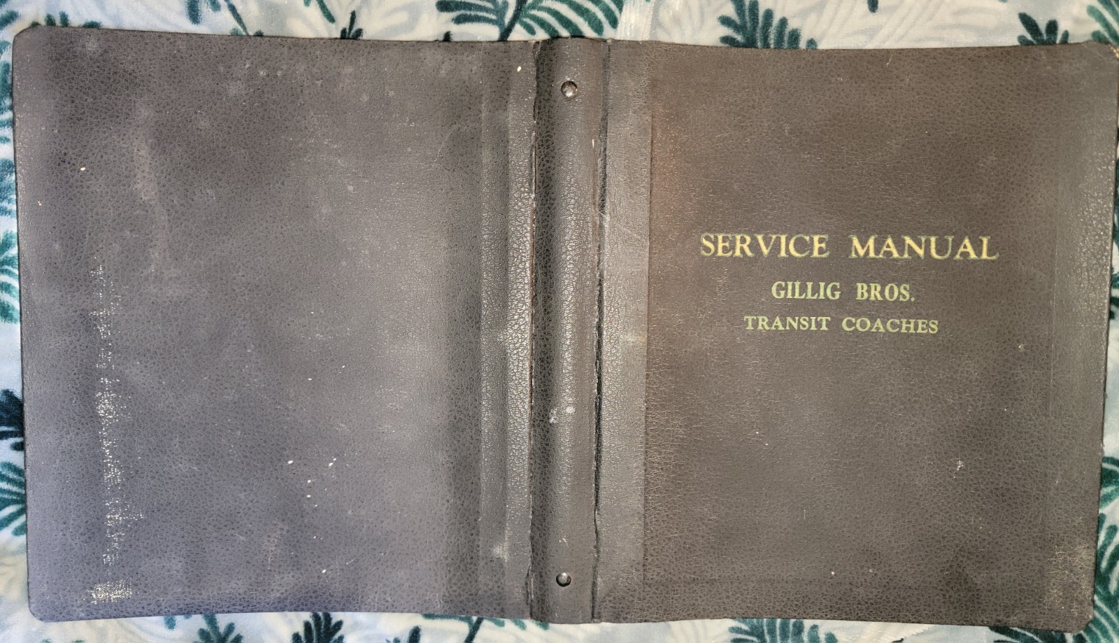 Vintage Gillig Bros Transit Coach Service Manual Hayward Calif Antique Bus Shop