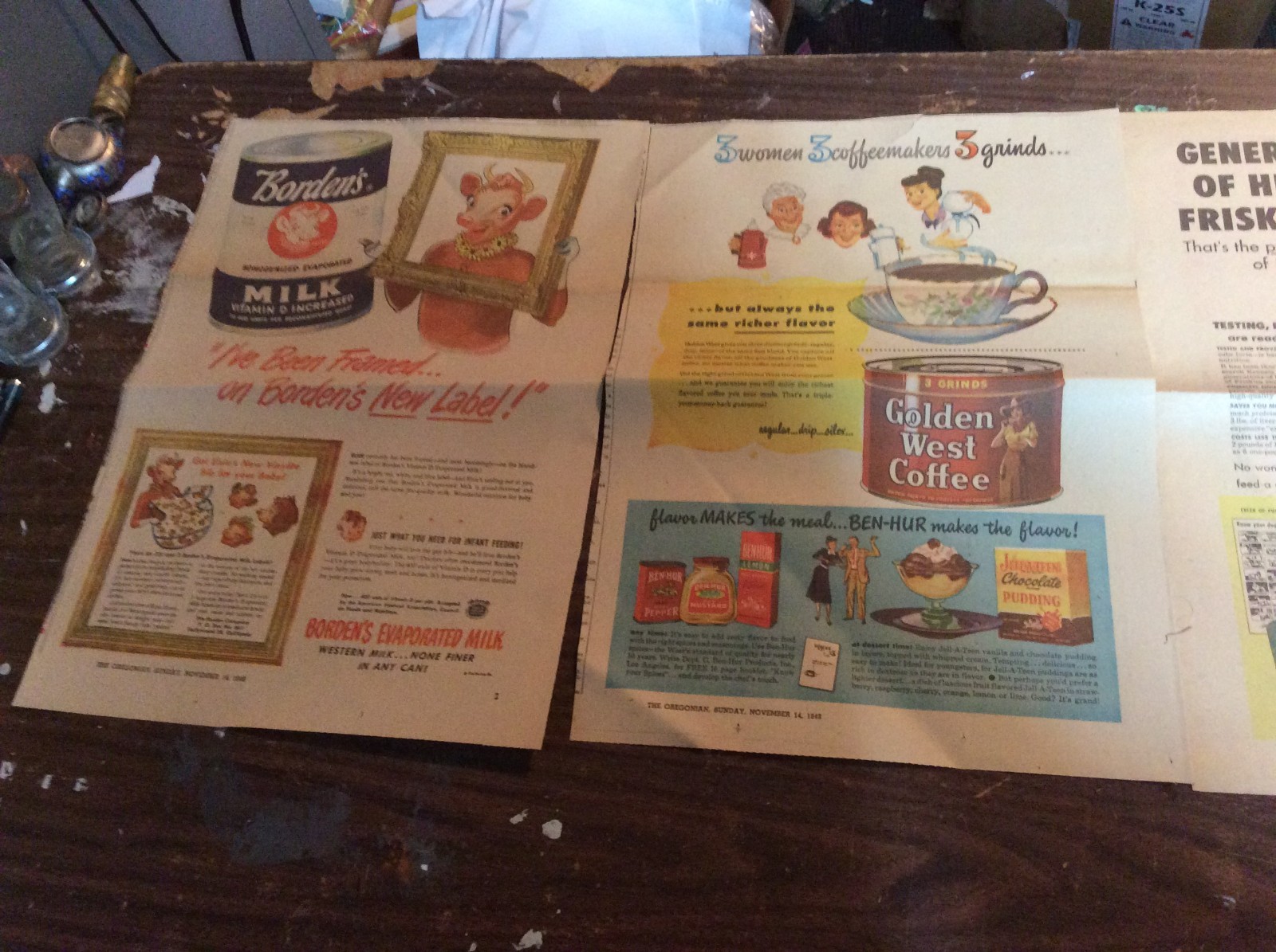 Lot of 27 Vintage / Antique Newspaper Ads Advertisements Clippings