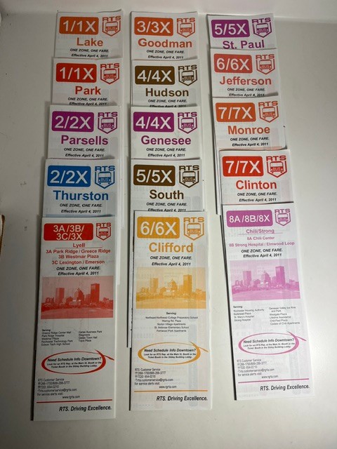 RTS – Rochester NY Bus Schedules 2011