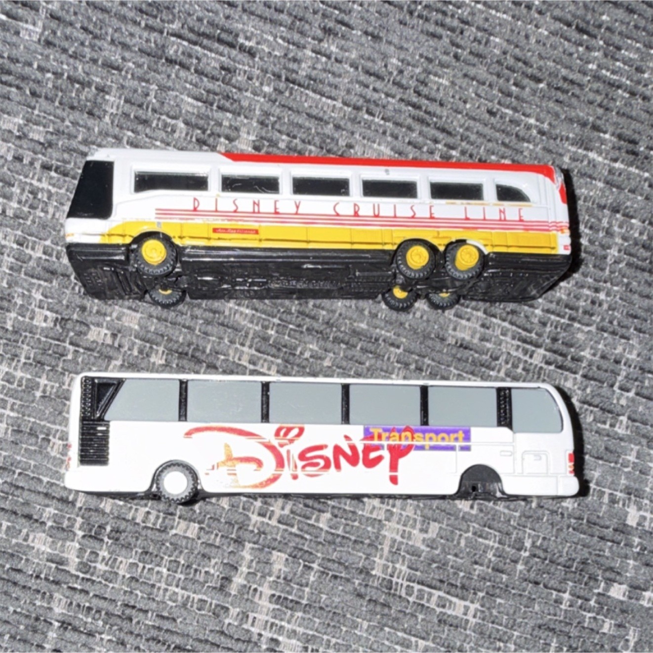 Disney Transport & Disney Cruise Line Collectible Toy Bus Lot