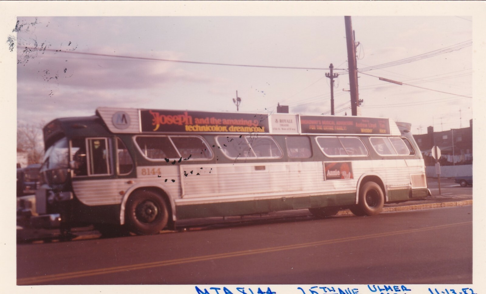 LOT OF 4 ORIGINAL NEW YORK CITY TRANSIT AUTHORITY BUS PHOTO MTA BROOKLYN NY