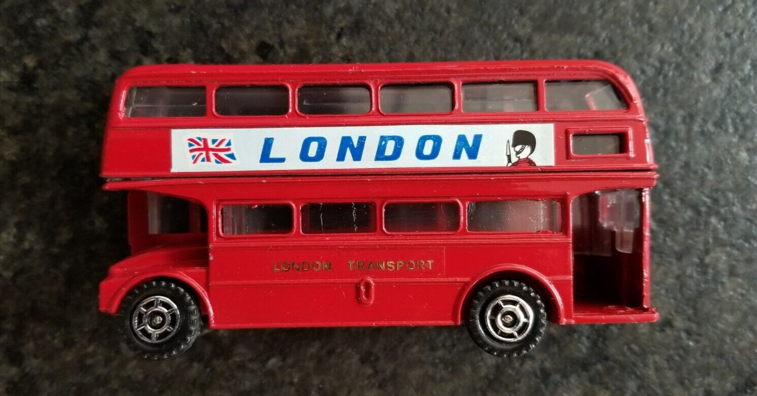 VINTAGE 1980s M. Persaud Ltd London Bus & Taxi Die Cast Set