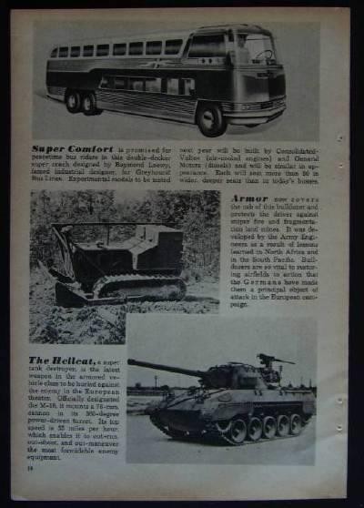 1945 GREYHOUND Highway Traveler BUS Designer Concept pictorial