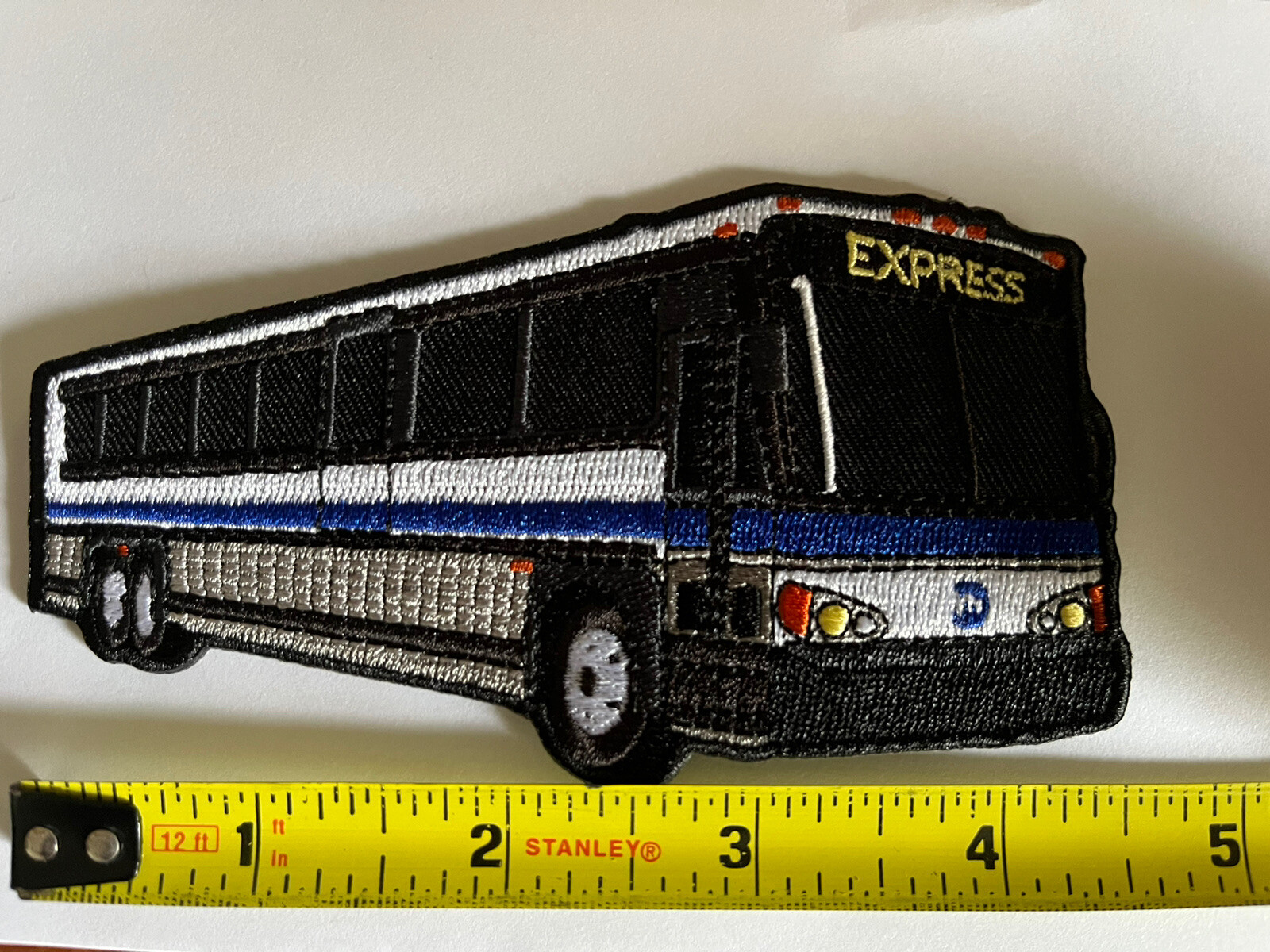 MTA NYCT MCI Express Bus patch .SMALL size 4 1/2 inch