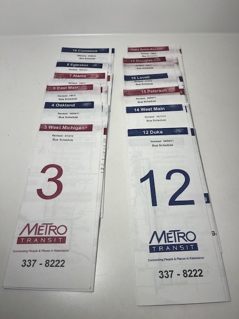 Kalamazoo Bus schedules 2011/2012 & System Route Map