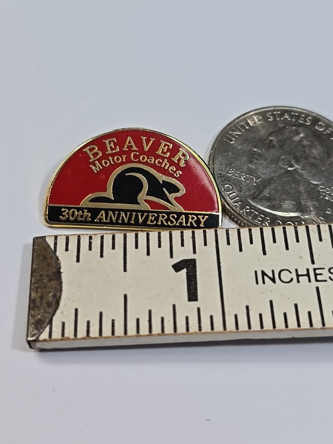 Beaver Motorcoach Corporation 30th Anniversary 1998 Lapel Pin Defunct in 2009