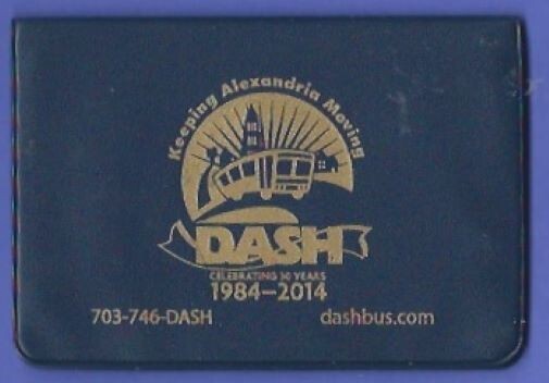 2014 30th Anniversary DASH holder, Alexandria Virginia VG Collectible