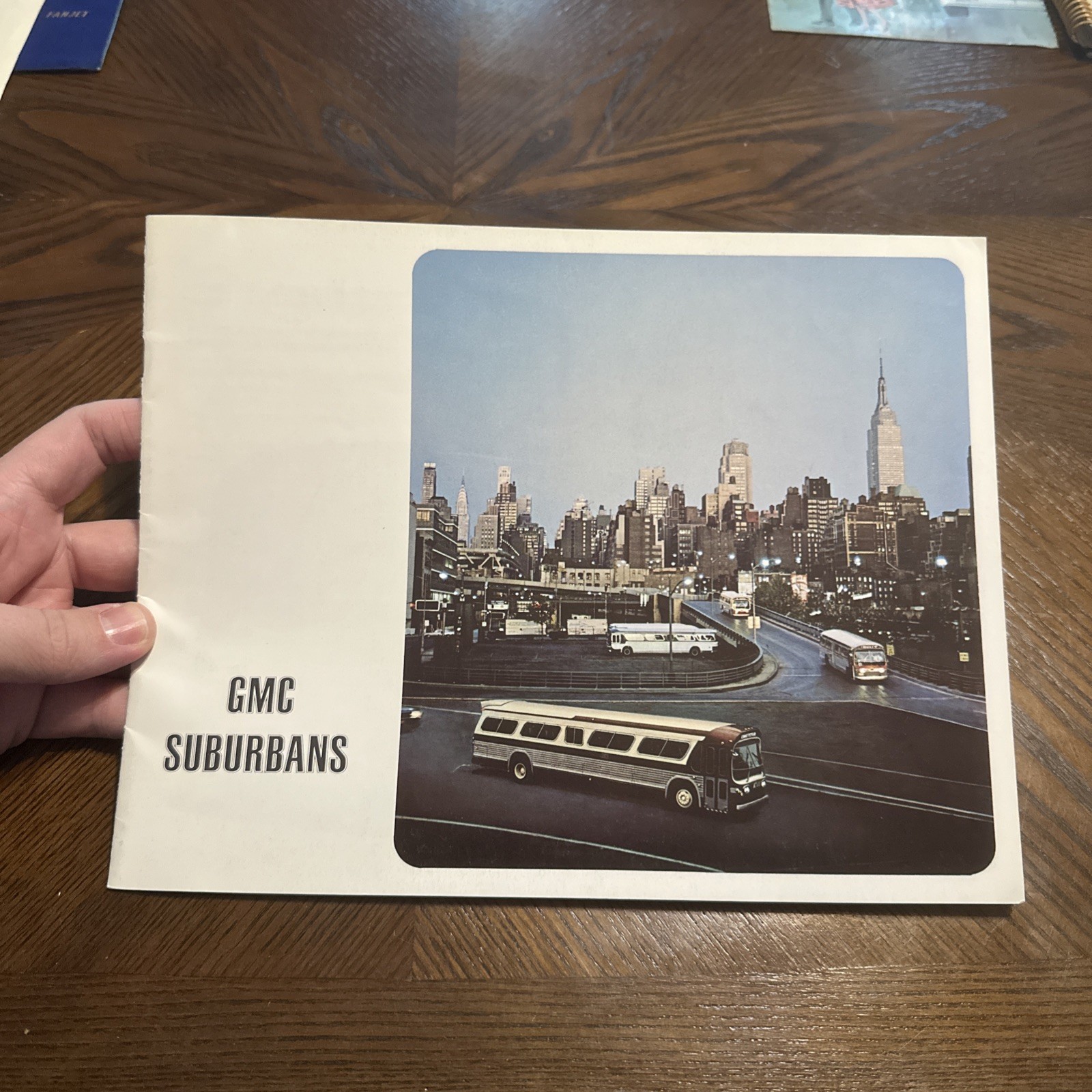Vintage GMC Suburbans Bus Coach Advertising Brochure