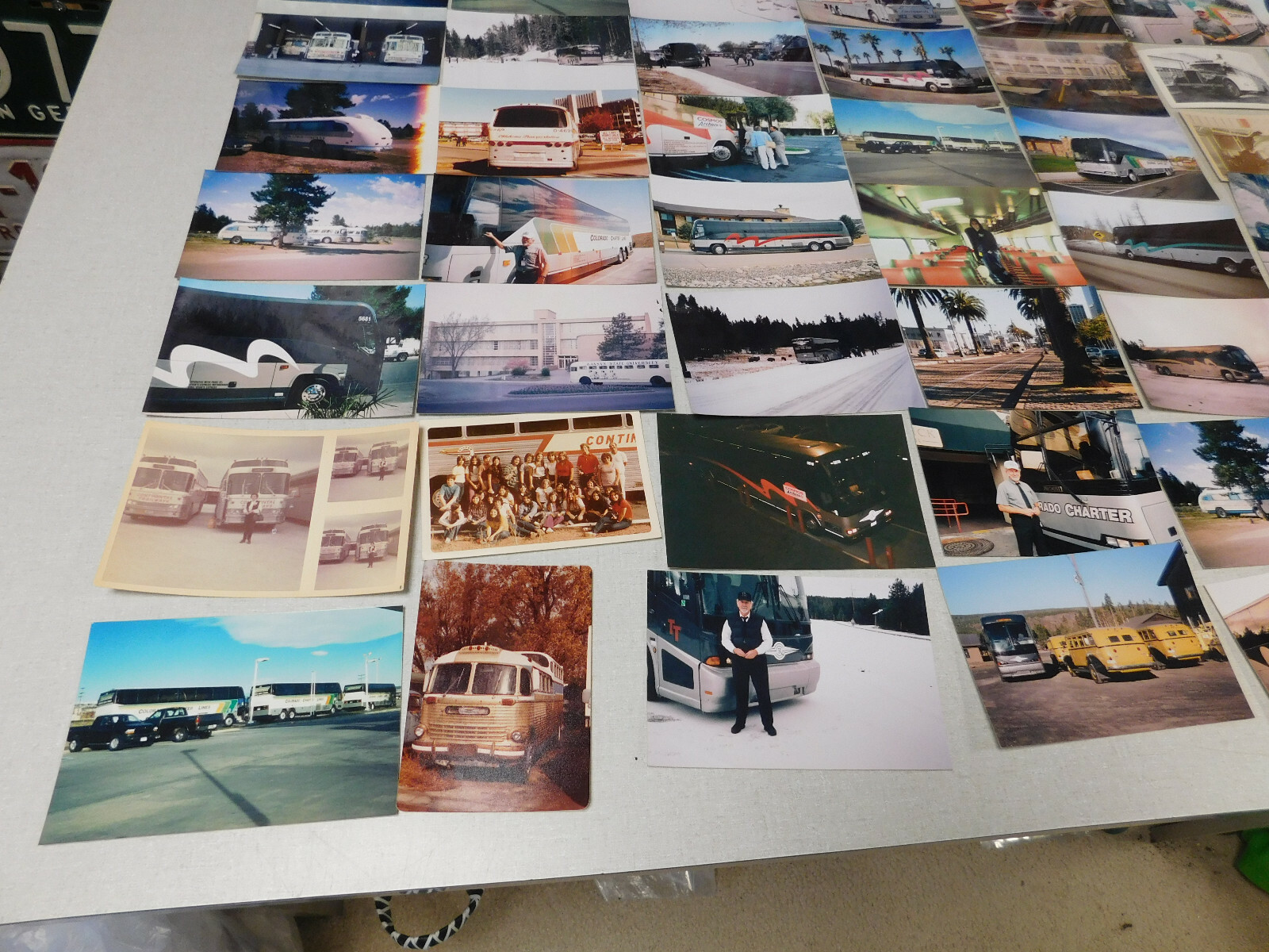 Lot of 50 bus photographs 1940’s-1980’s