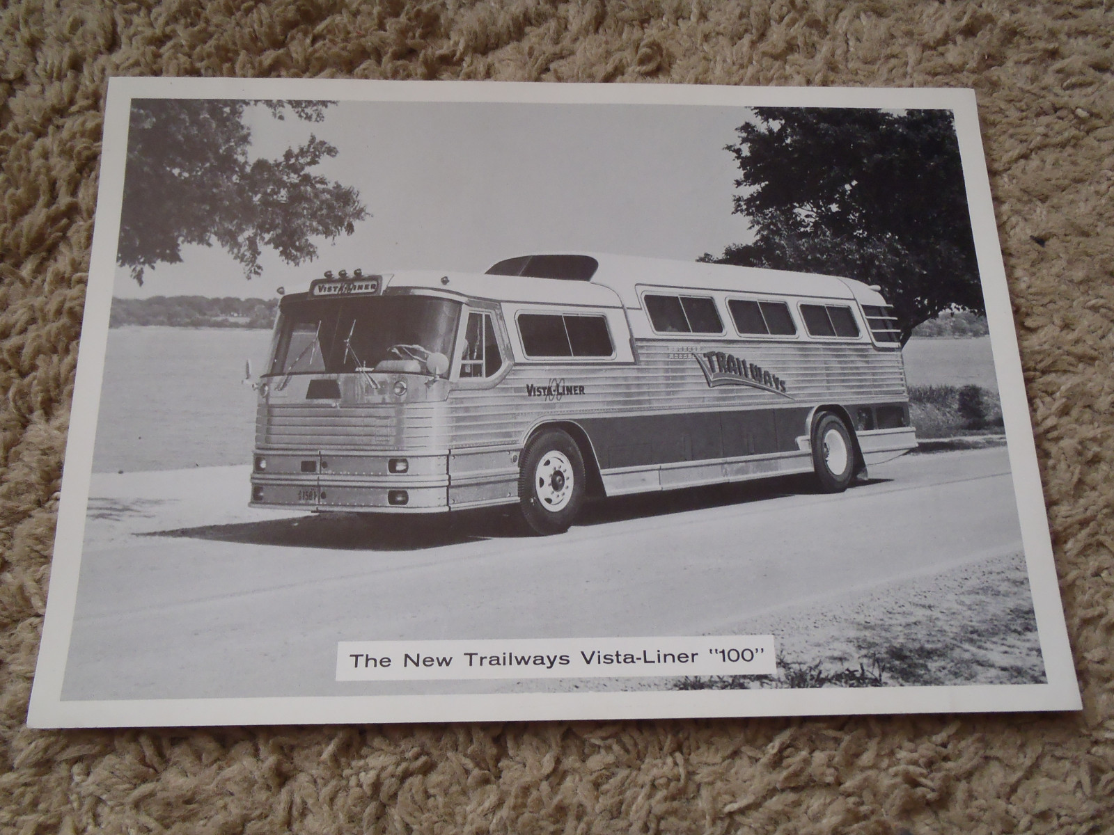 Lot of 8 Trailways Bus Photos/Prints 1920-1960 DT