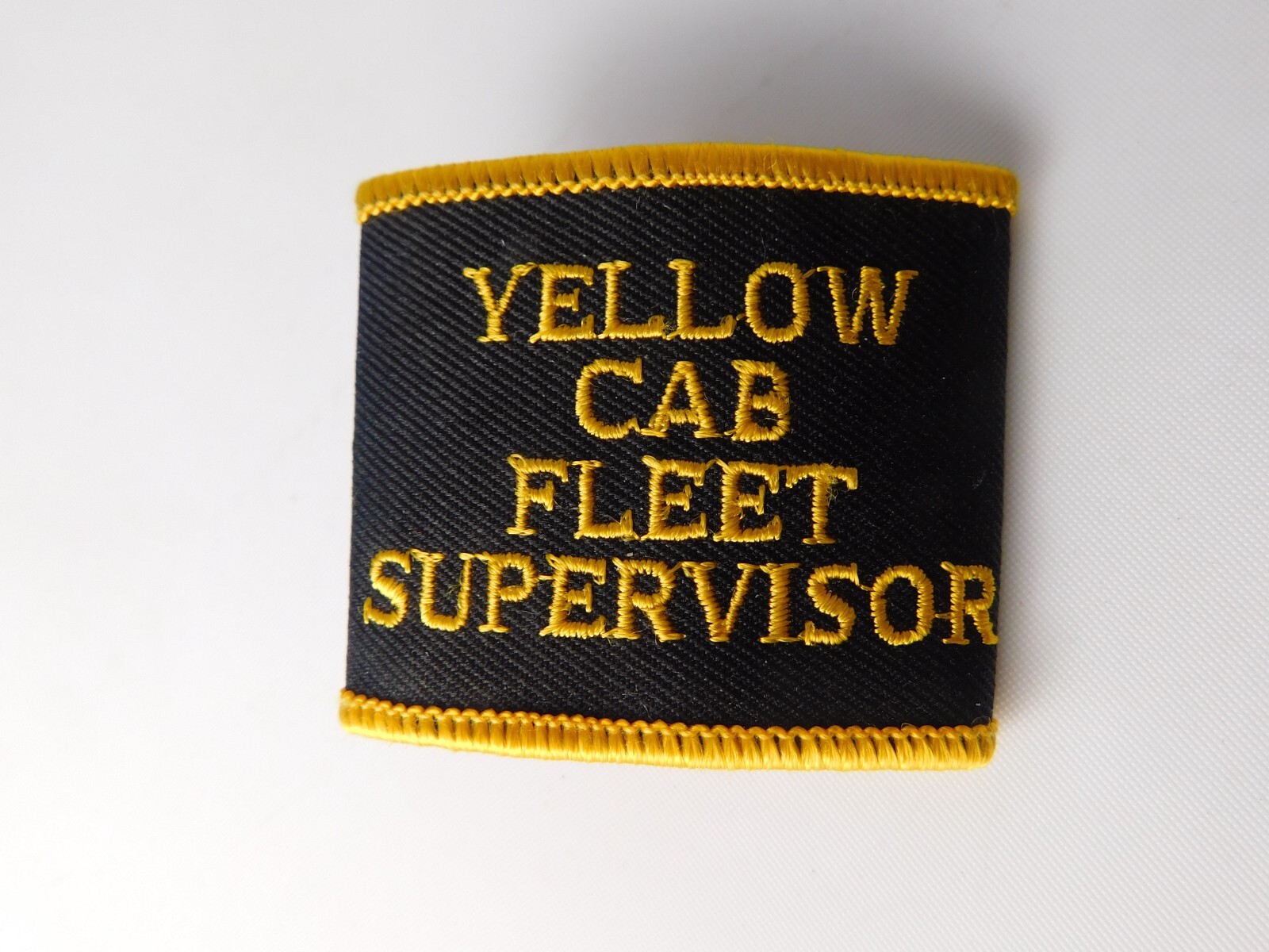 YELLOW CAB FLEET SUPERVISOR WOGGLE PATCH TAXI COMPANY ADVERTISING