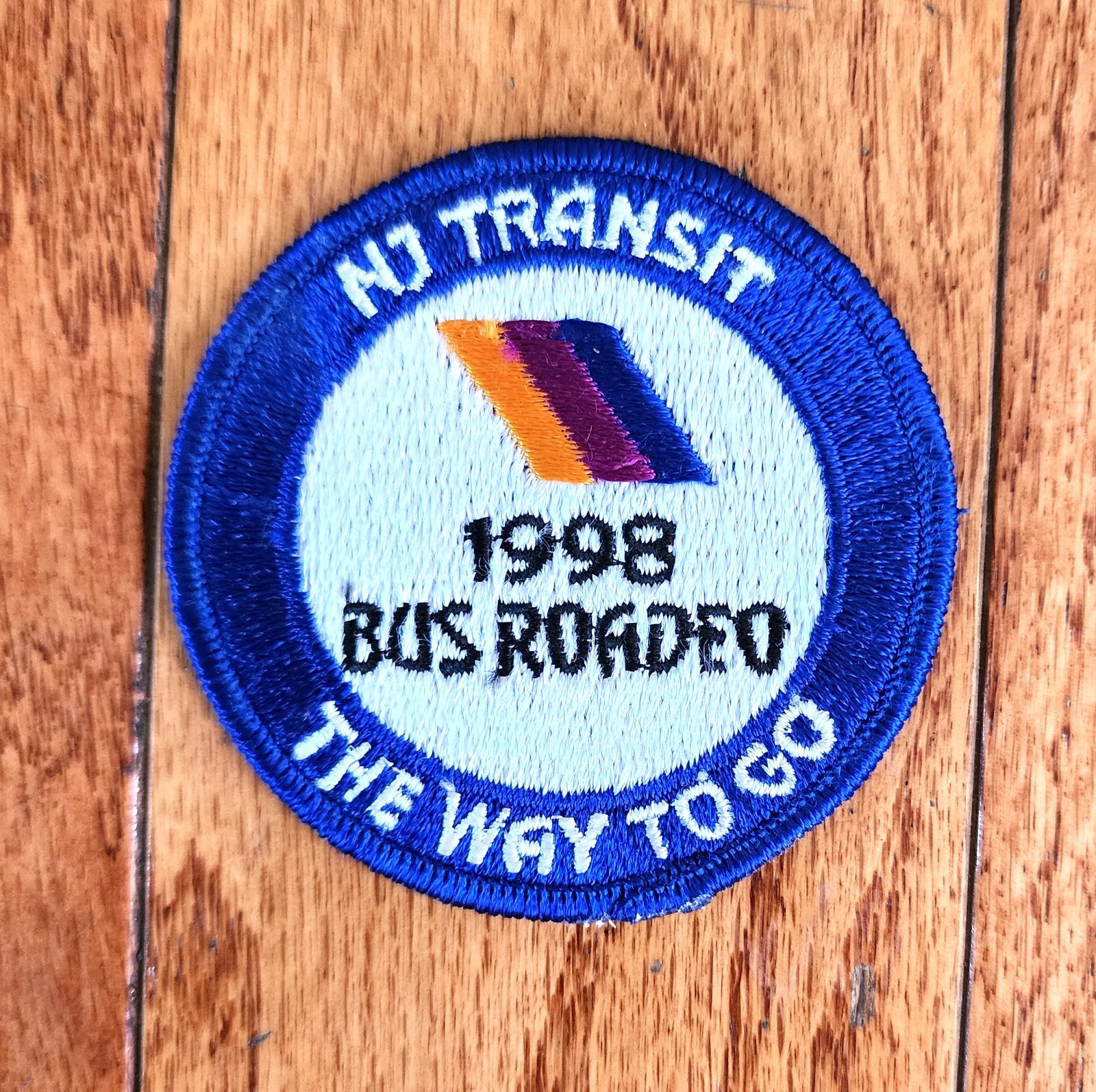 NJT NJ TRANSIT 1998 BUS ROADEO EMBROIDERED PATCH NOS