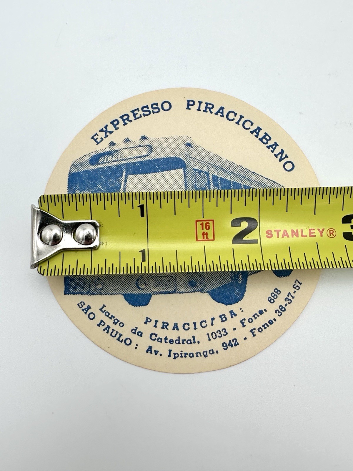 Vintage Bus Luggage Labels / Decals Lot Of 4 – Brazil