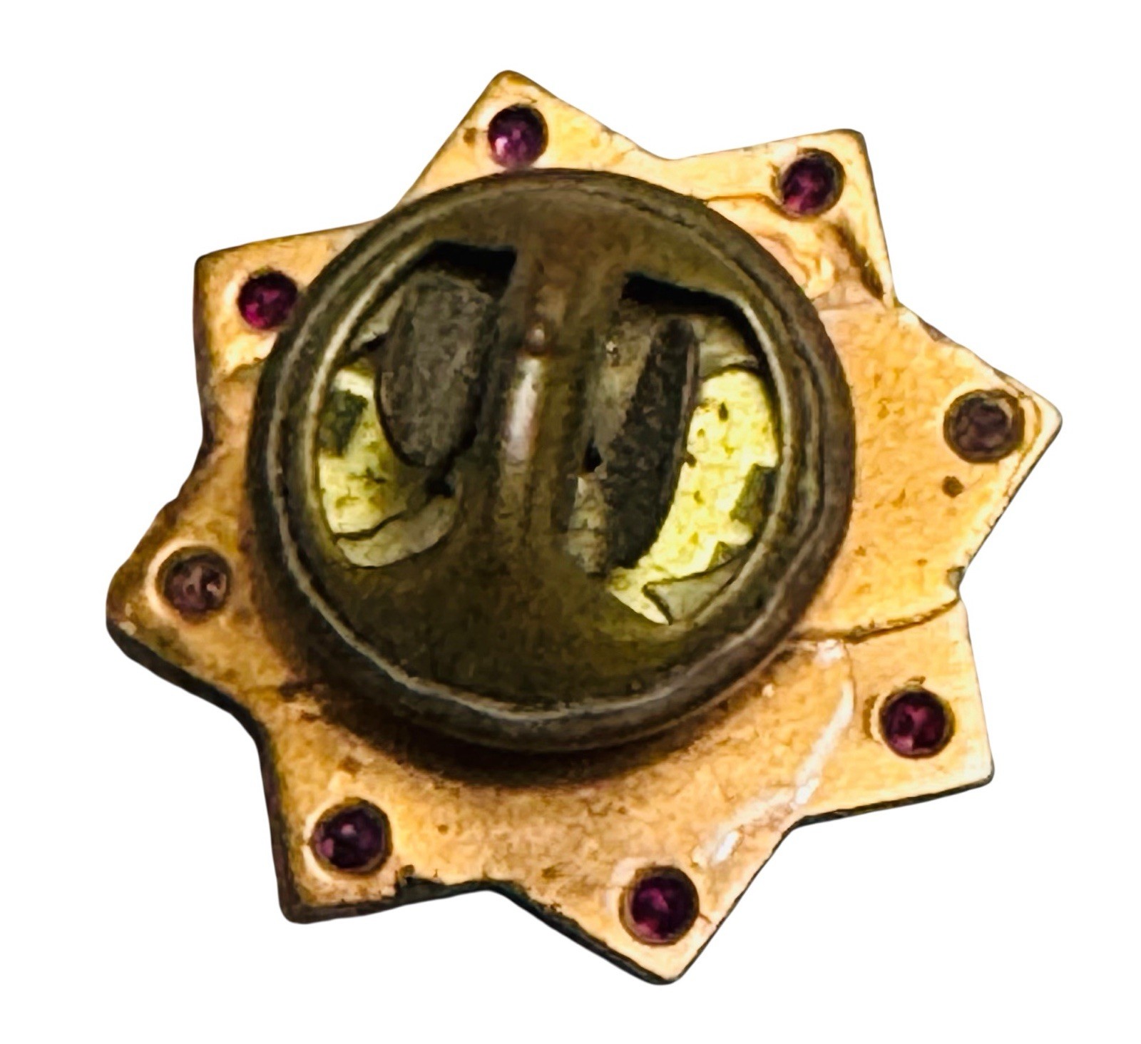 The Greyhound Lines Three 3 Year Dependable Safe Driver Award Pin 8 Point