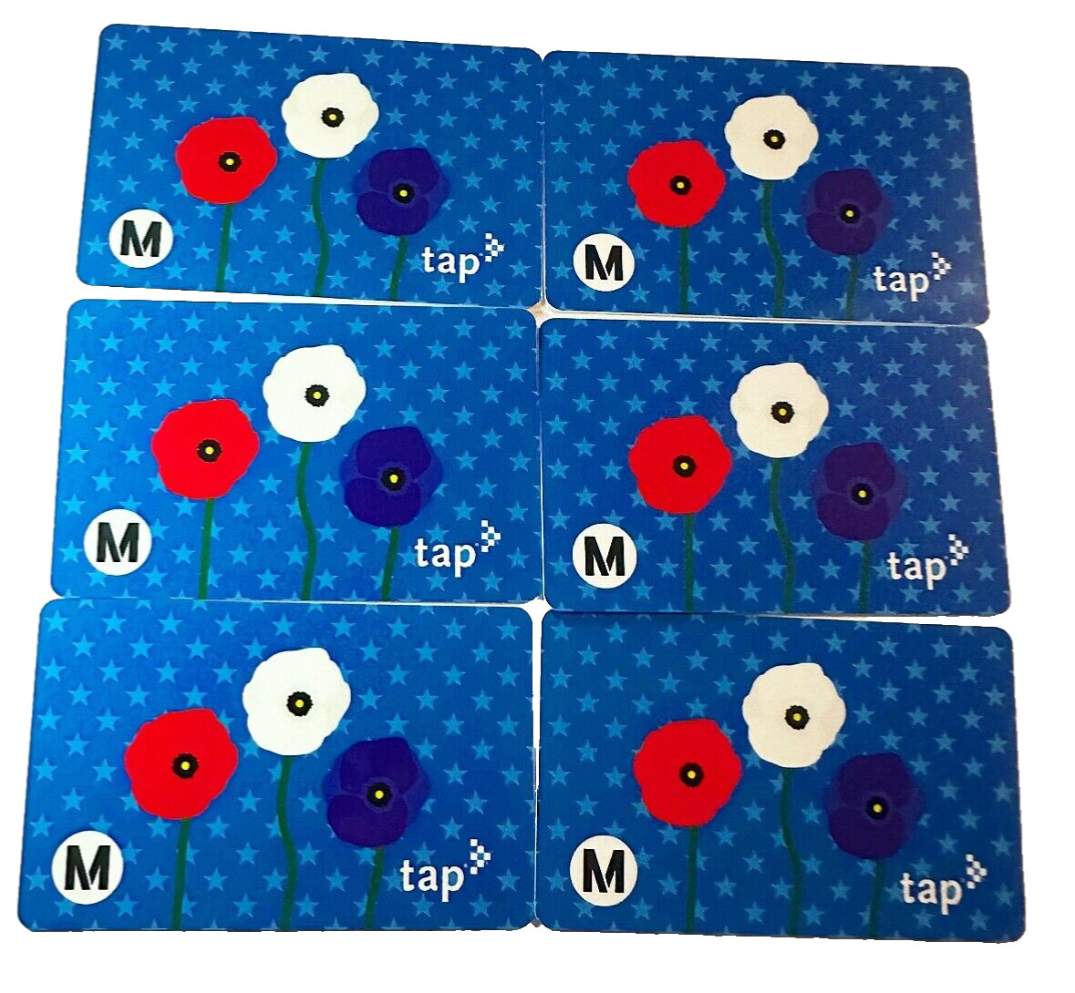 Metro TAP Card Memorial Day 2021 Bus Subway Transit Limtd Ed Blue NOT Loadable
