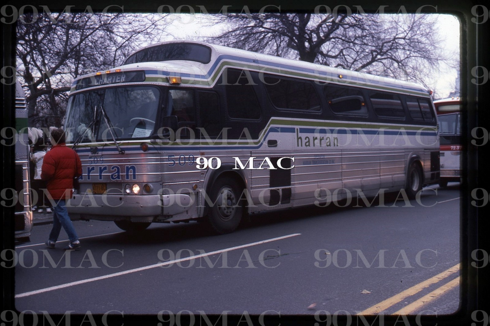 HARRAN. GM COACH #509. New York (NY). Original Slide 1978.