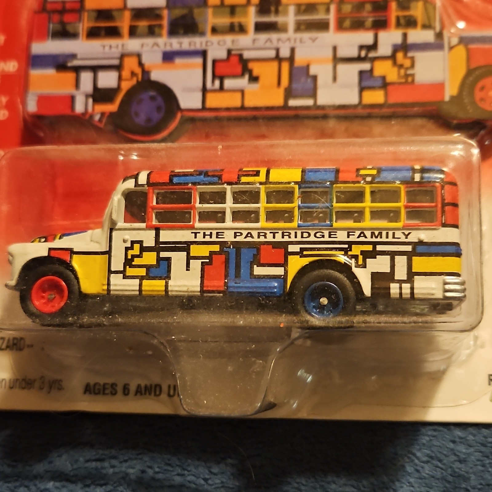 Johnny Lightning The Partridge Family Bus Die-Cast Replica Vehicle 1998