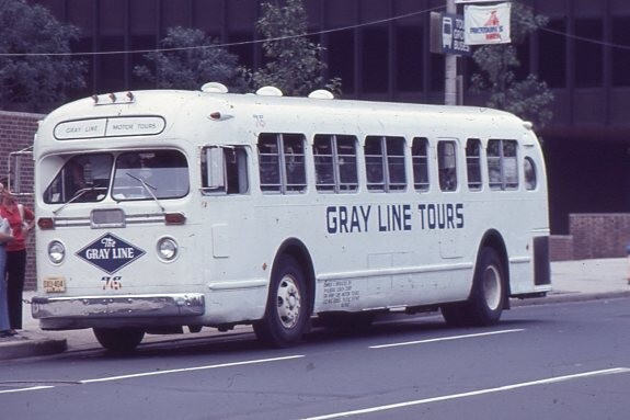 Gray Line Tours Bus#76 Taken September 1976 – Original 35mm Color Slide