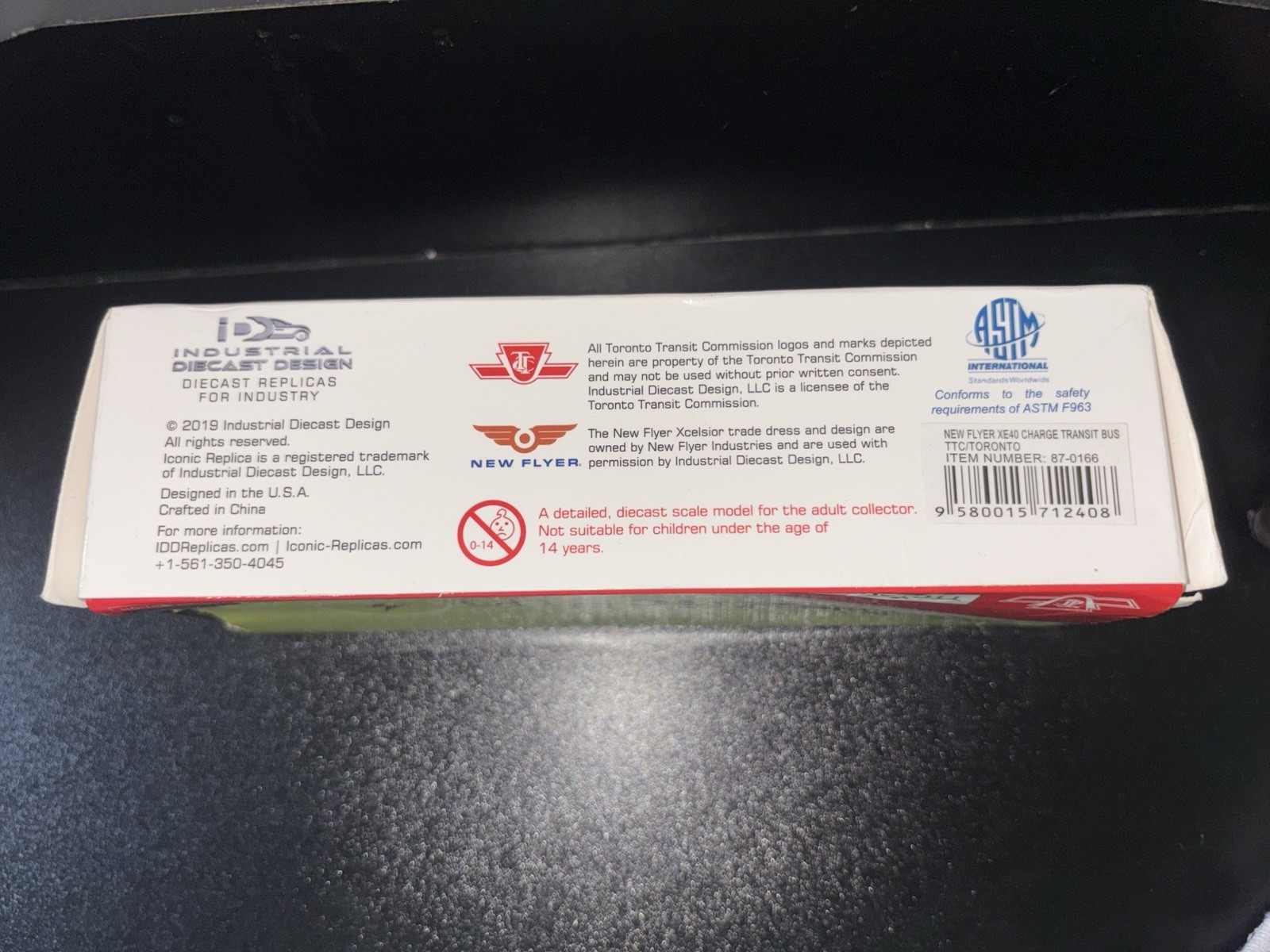 TTC New Flyer Xcelsior XE40 ElectricBus 1:87 Limited Edition Model w/ Box