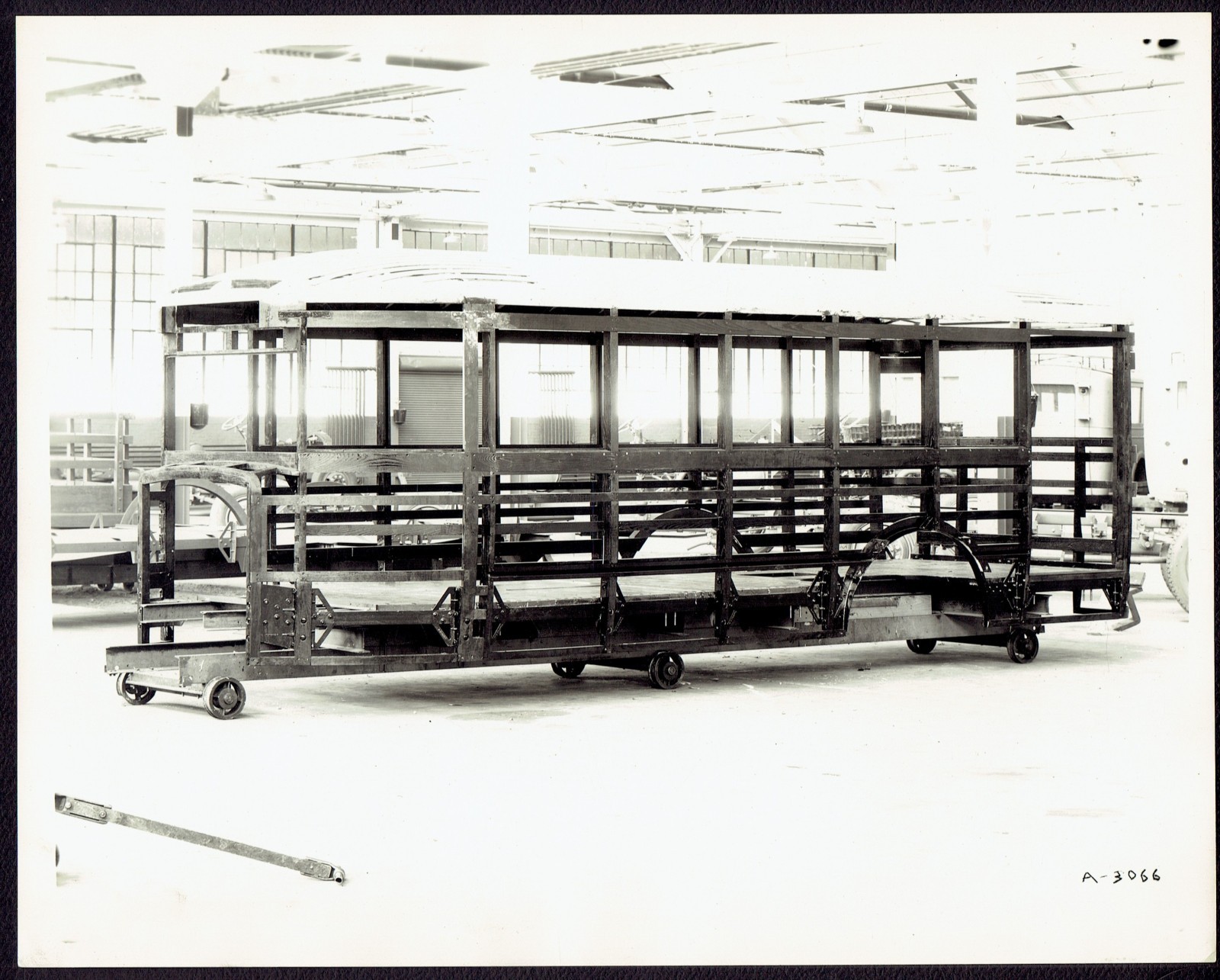 (3) RARE 1929 8x10s Mack Bus WOOD FRAME CONSTRUCTION in Factory Wooden Skeleton