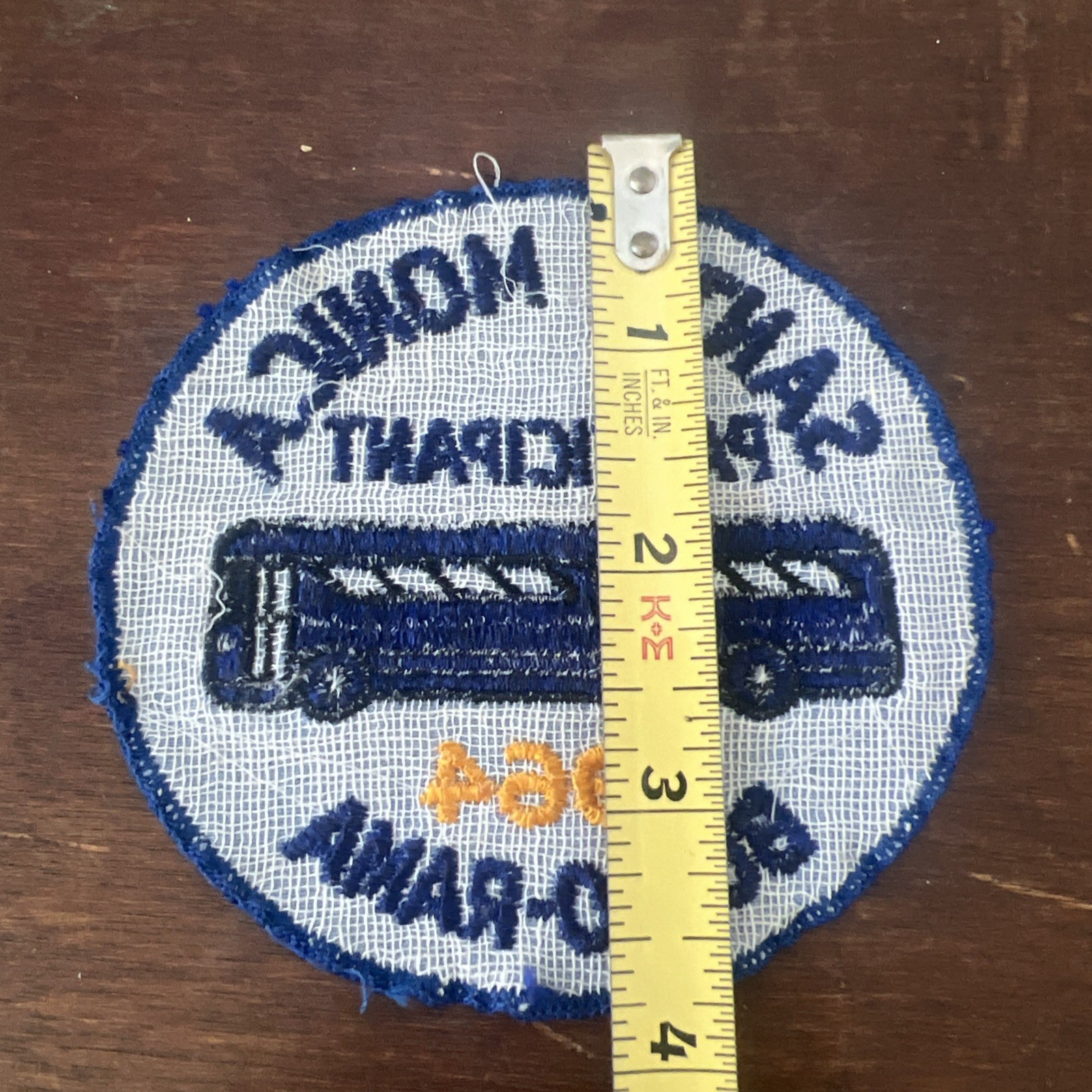 Vintage Santa Monica Bus-O-Rama 1964 Participant Patch Big Blue Bus 1/1 On eBay