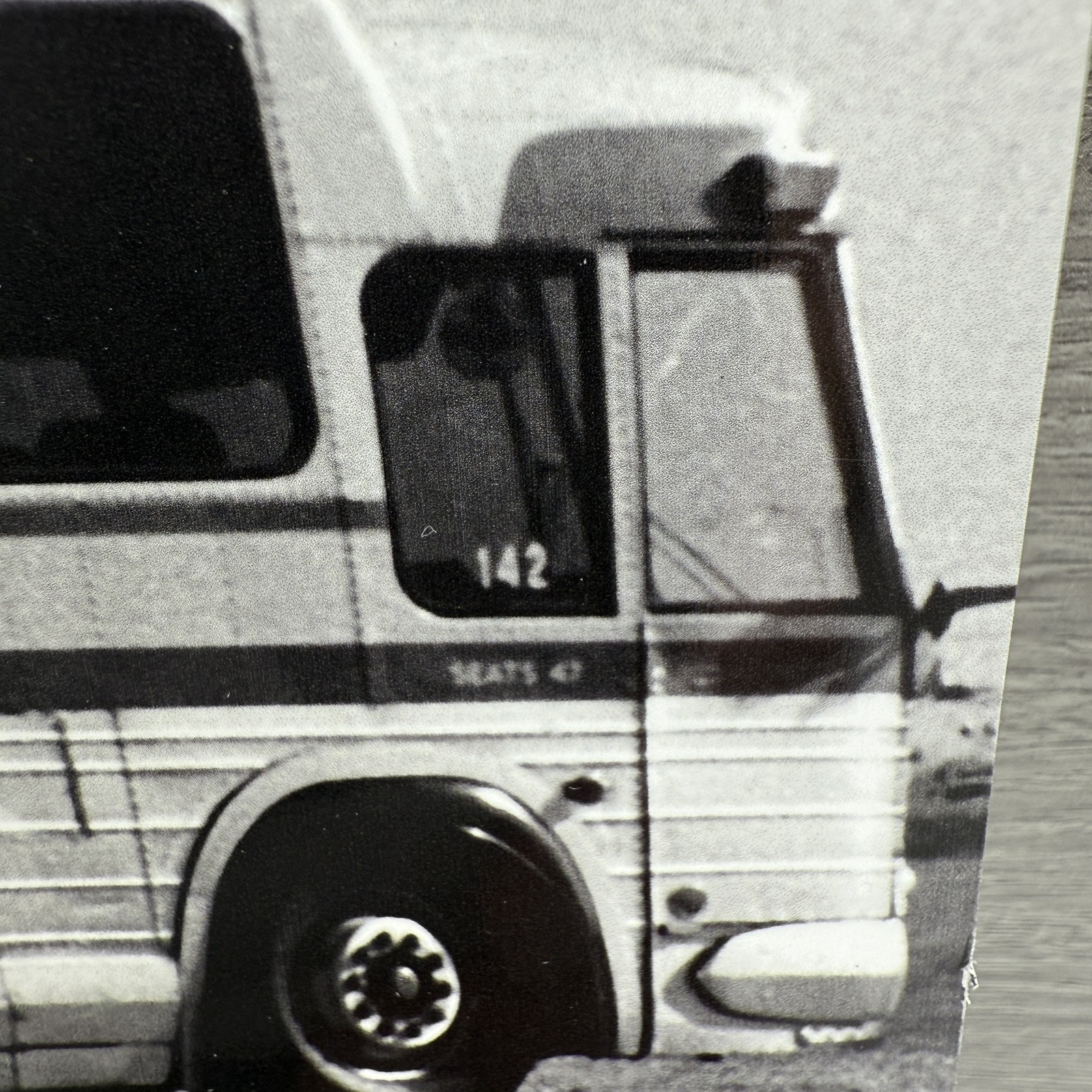 Vtg 1981 Wisconsin Coach Lines Bus (GMC 1972 P8M-4905A) 8×10 B&W Photo Reprint