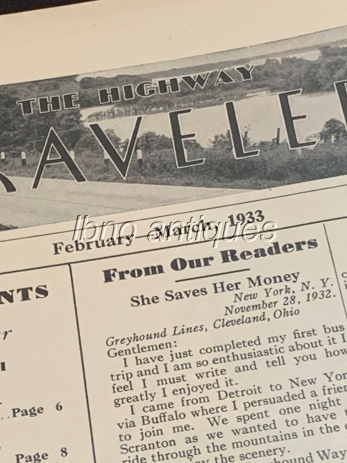 VINTAGE 1933 THE HIGHWAY TRAVELER – GREYHOUND LINES MAGAZINE. MARDI GRAS NUMBER