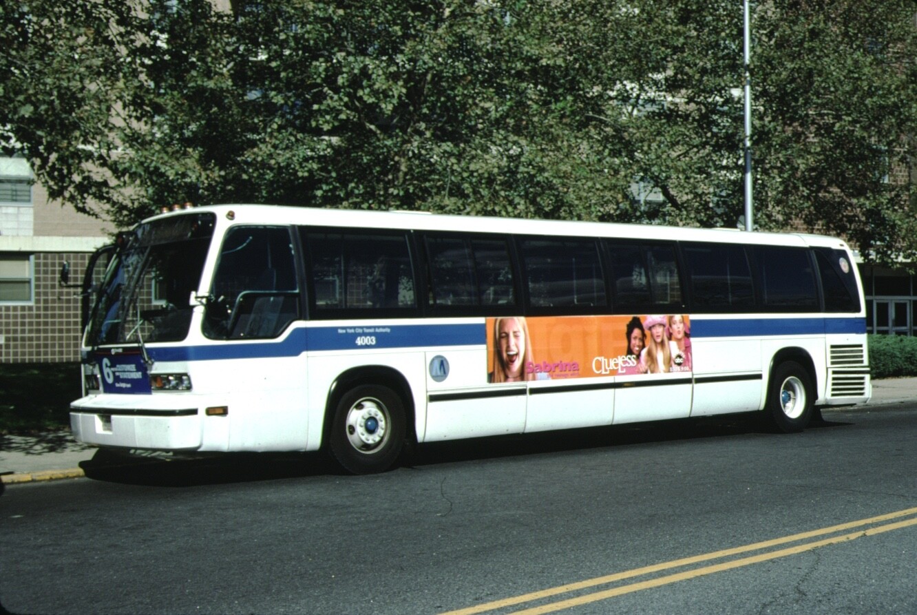 New York City Metro Transit GM RTS Bus Original Kodachrome Kodak slide