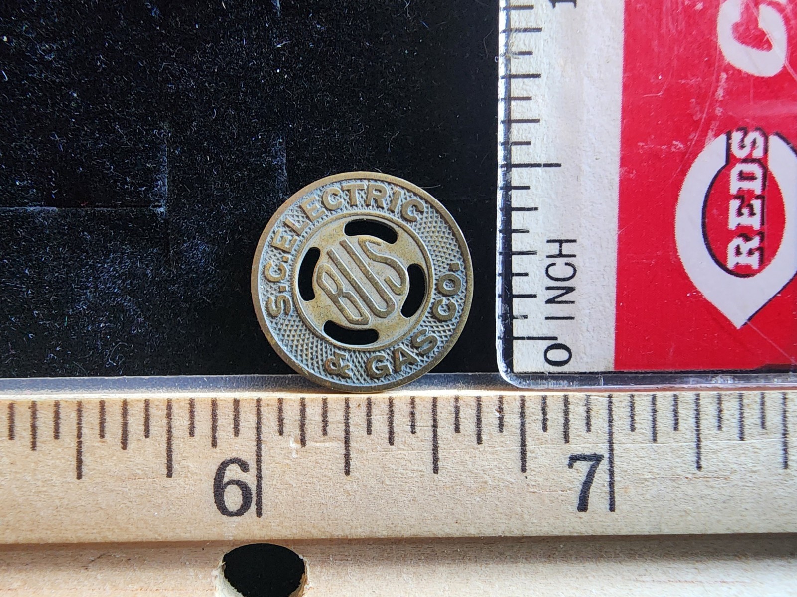S.C. Electric And Gas Transit Bus Token Circulated Great Shape