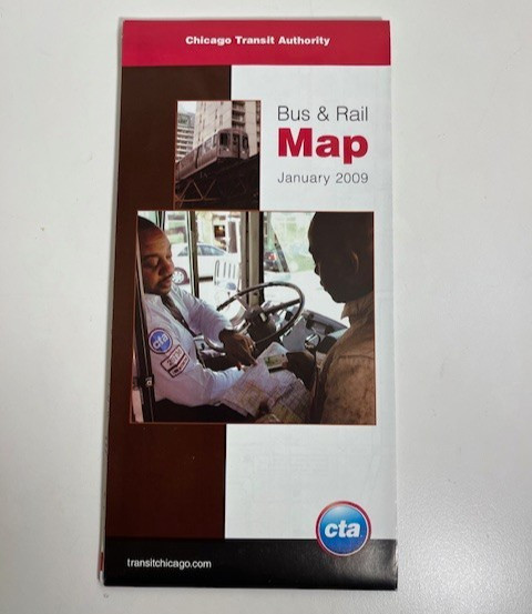 Chicago Transit Authority Bus & Rail Map January 2009