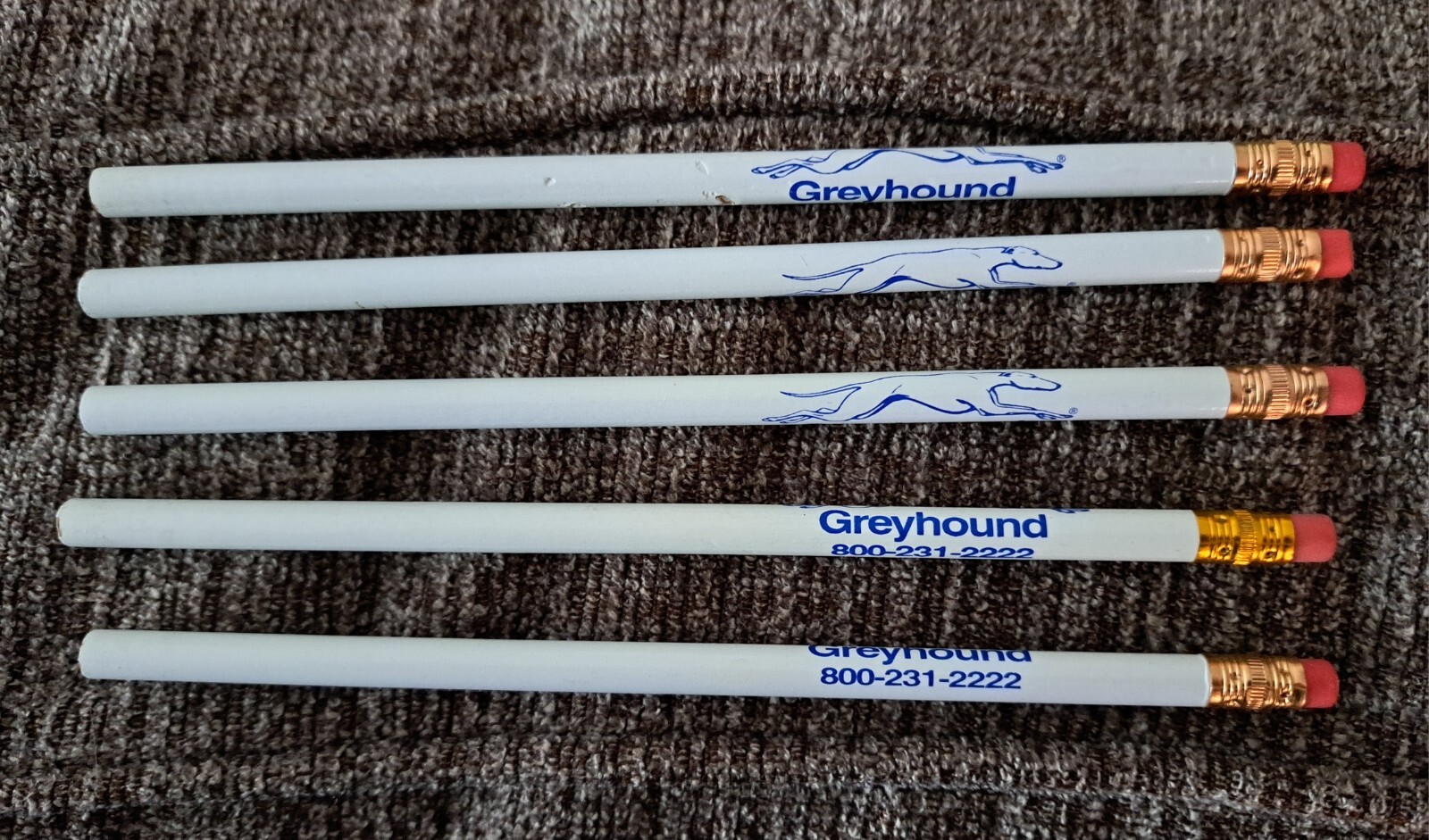Greyhound Bus Lines Pencil 1980s 1-800 # RARE