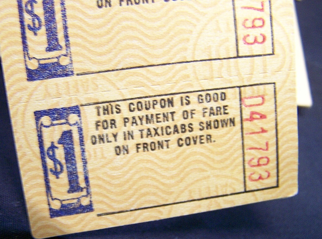 5 LOT~COURTESY CAB CO~DOWNERS GROVE, IL~TAXI CAB COUPON BOOKS~2 USED, 3 FULL