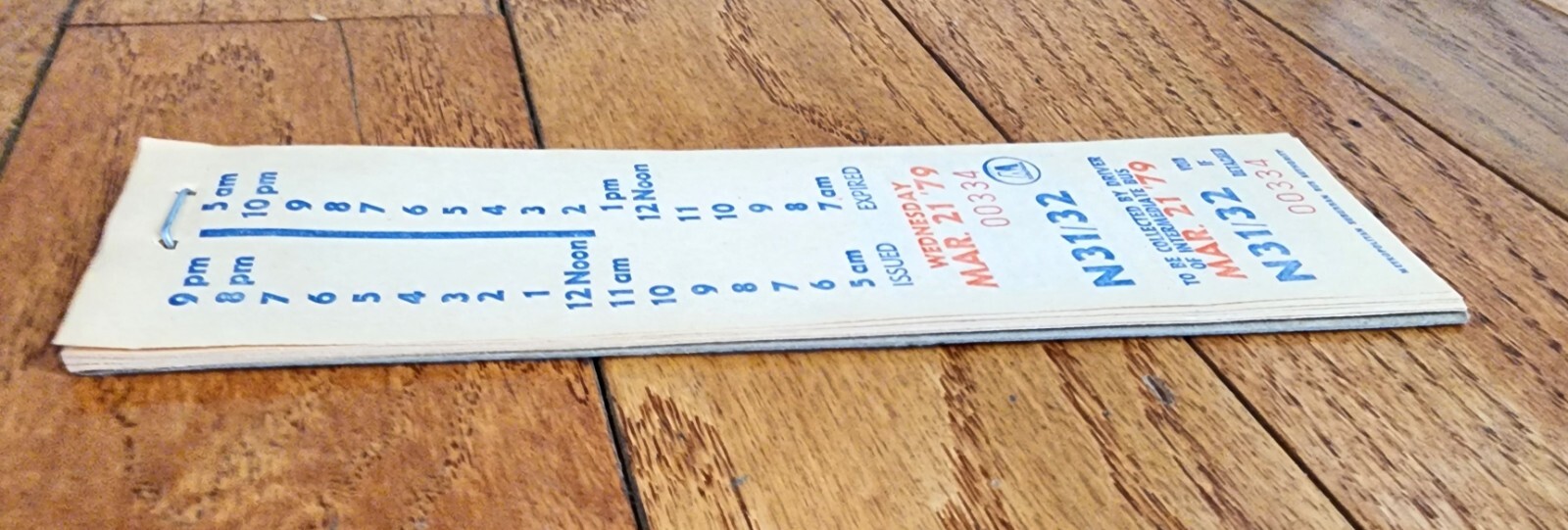 1979 MSBA SUBURBAN NYC BUS TICKET BOOK ROUTE N31/32 LONG ISLAND NY MTA NYCTA