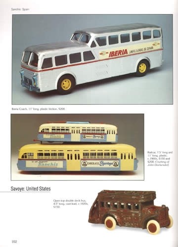 Vintage Toy Bus Collector Reference inc Tin Litho Schuco Greyhound Trailways Etc